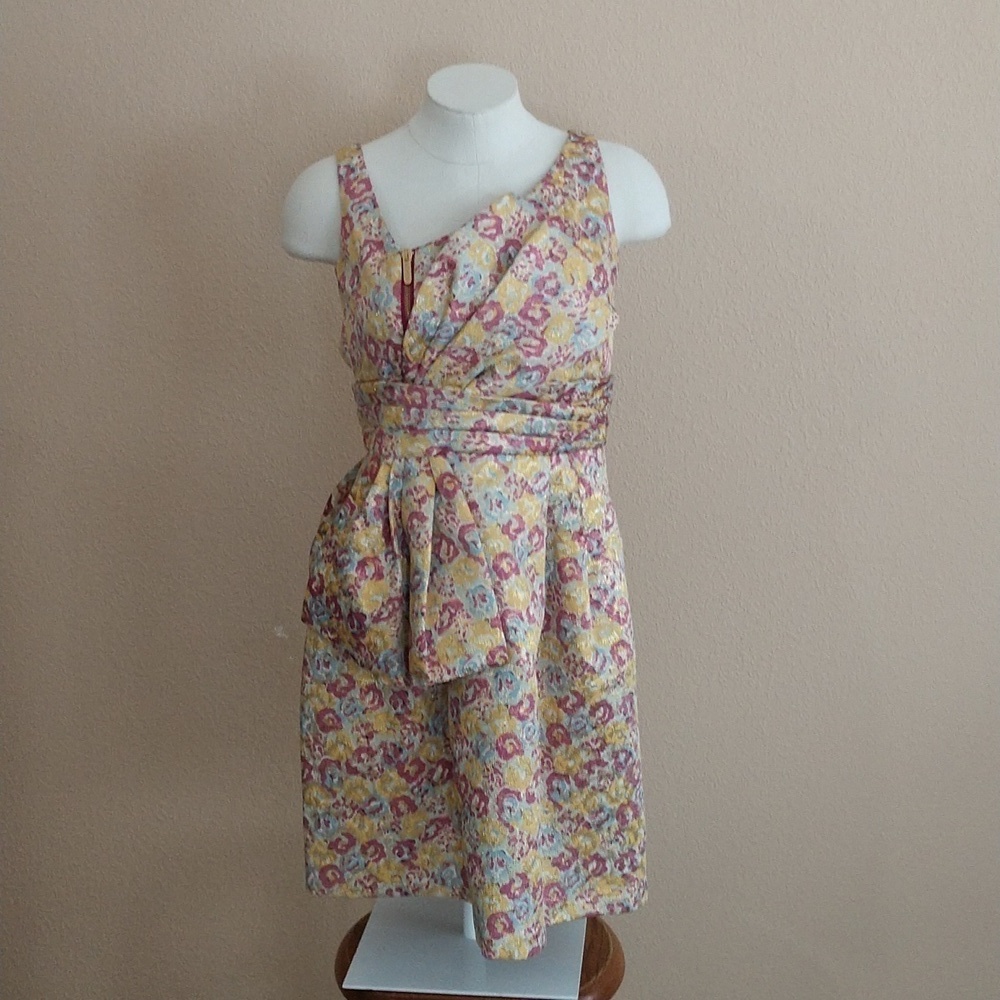 Zac Posen for Target Floral Brocade Bow Dress Size 1